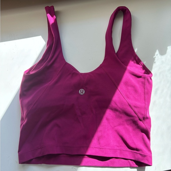Magenta Lululemon Align tank - Picture 1 of 4